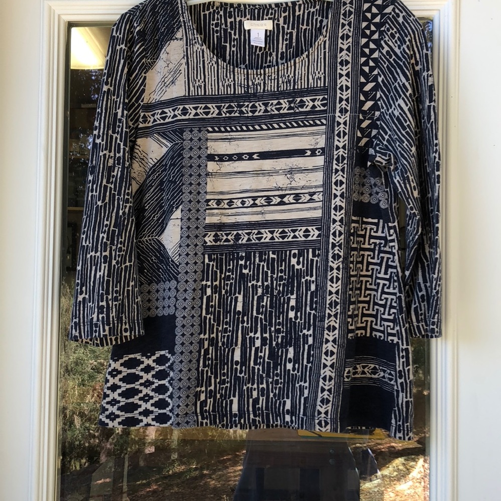 Batik Chico’s tee